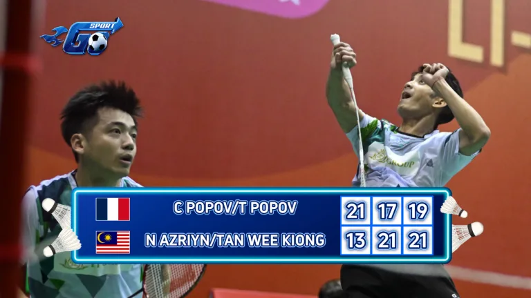 C POPOV/T POPOV (FRA) VS N AZRIYN/TAN WEE KIONG (MAS) | JAPAN OPEN 2025 BADMINTON