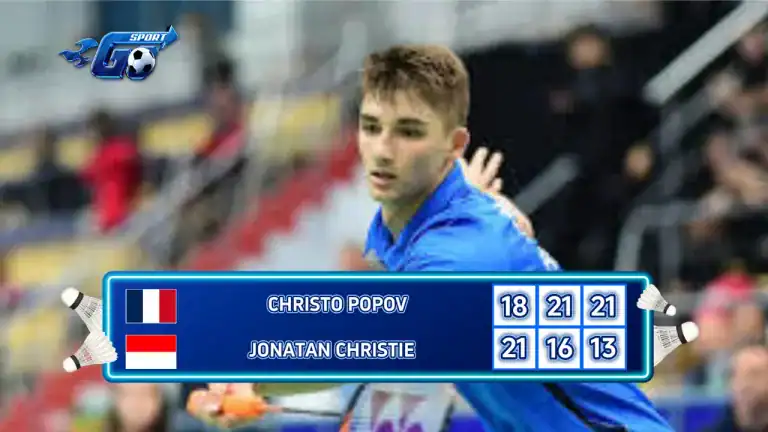 CHTISTO POPOV (FRA) VS JONATAN CHRISTIE (INA) | HSBC BWF WORLD TOUR FINAL | GROUP-A R3