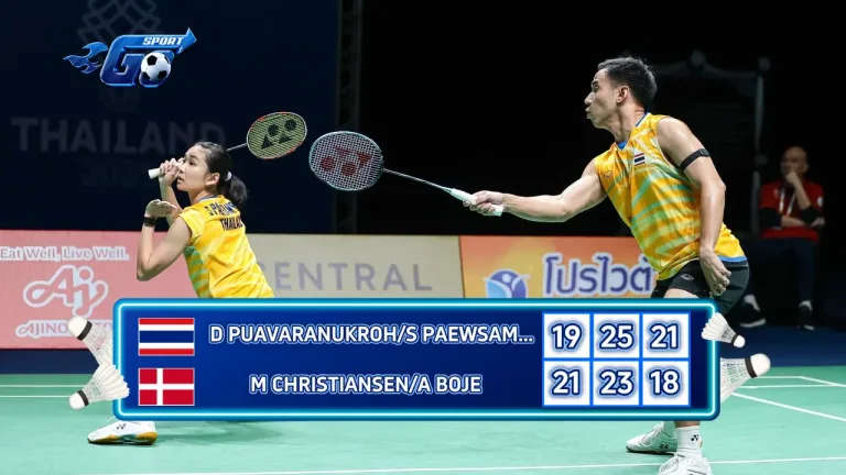 D PUAVARANUKROH / S PAEWSAMPRAN [THA] VS [DEN] M CHRISTIANSEN / A BOJE | YONEX-SUNRISE INDIA OPEN 2026 | XD | FINAL